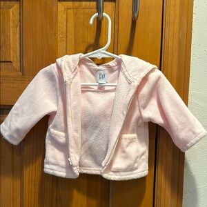 GAP Baby Soft Pink Fleece Hoodie